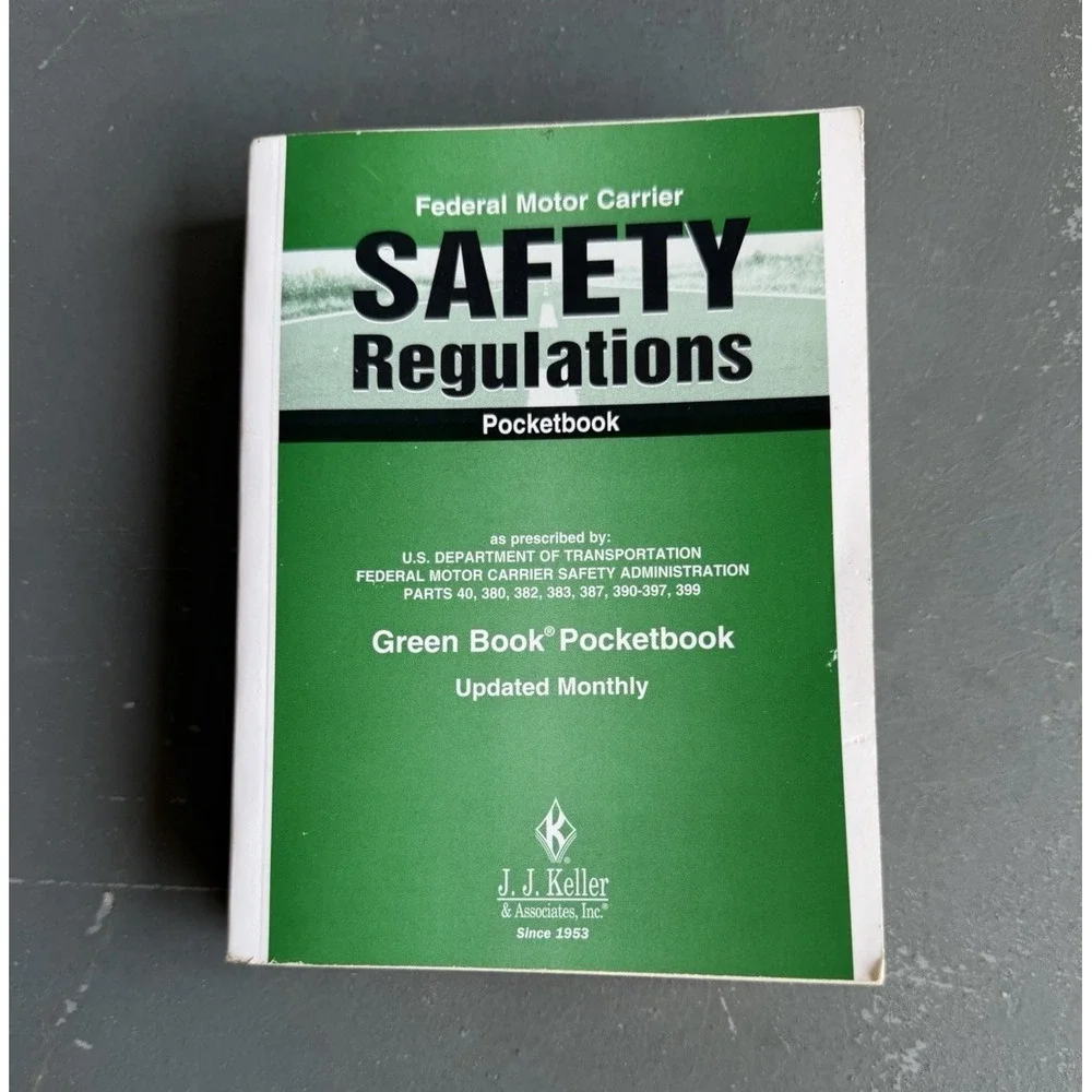 J.J. Keller Federal Motor Carrier Safety Regulations Pocketbook Green Book 1993